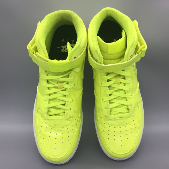Nike Air Force 1 Mid UV Men's 'Volt' Sneakers - Picture 3 of 8